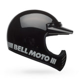 Bell Moto-3 Classic Schwarz Motocrosshelm