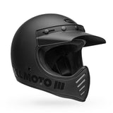 Bell Moto-3 Classic Mattschwarz Motocrosshelm