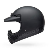 Bell Moto-3 Classic Mattschwarz Motocrosshelm