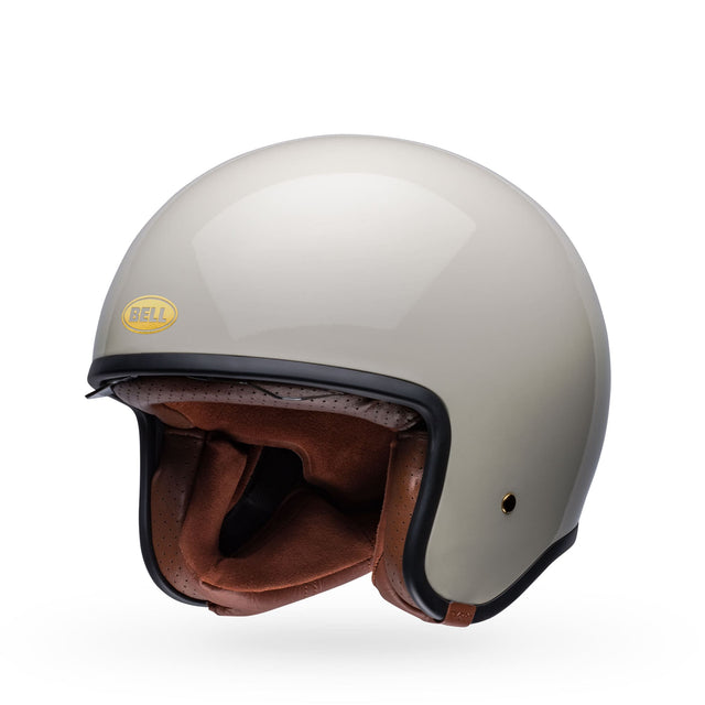 Bell Tx-501 Solid Vintage Weiß Jethelm