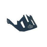 Blaues Ersatzvisier für 6D ATB-2T MTB-Fahrradhelm, Schutzvisier mit klarer Sicht, robustes Kunststoffdesign.