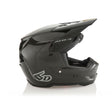 Schwarzer, glänzender 6D ATR-3 Motocrosshelm mit solidem Design, Schutz und Komfort für Offroad-Fahrten.