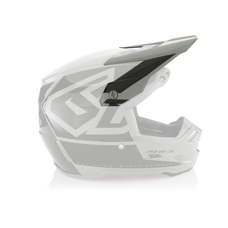 Schwarzes 6D ATR-3 Hex Visier als Ersatzvisier für Motocross- und Offroad-Helme, schützendes Helm-Accessoire
