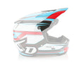 6D ATR-3 Hyper Visier in Cyan für Motocross- und Offroad-Helme, robustes Ersatzvisier mit UV-Schutz