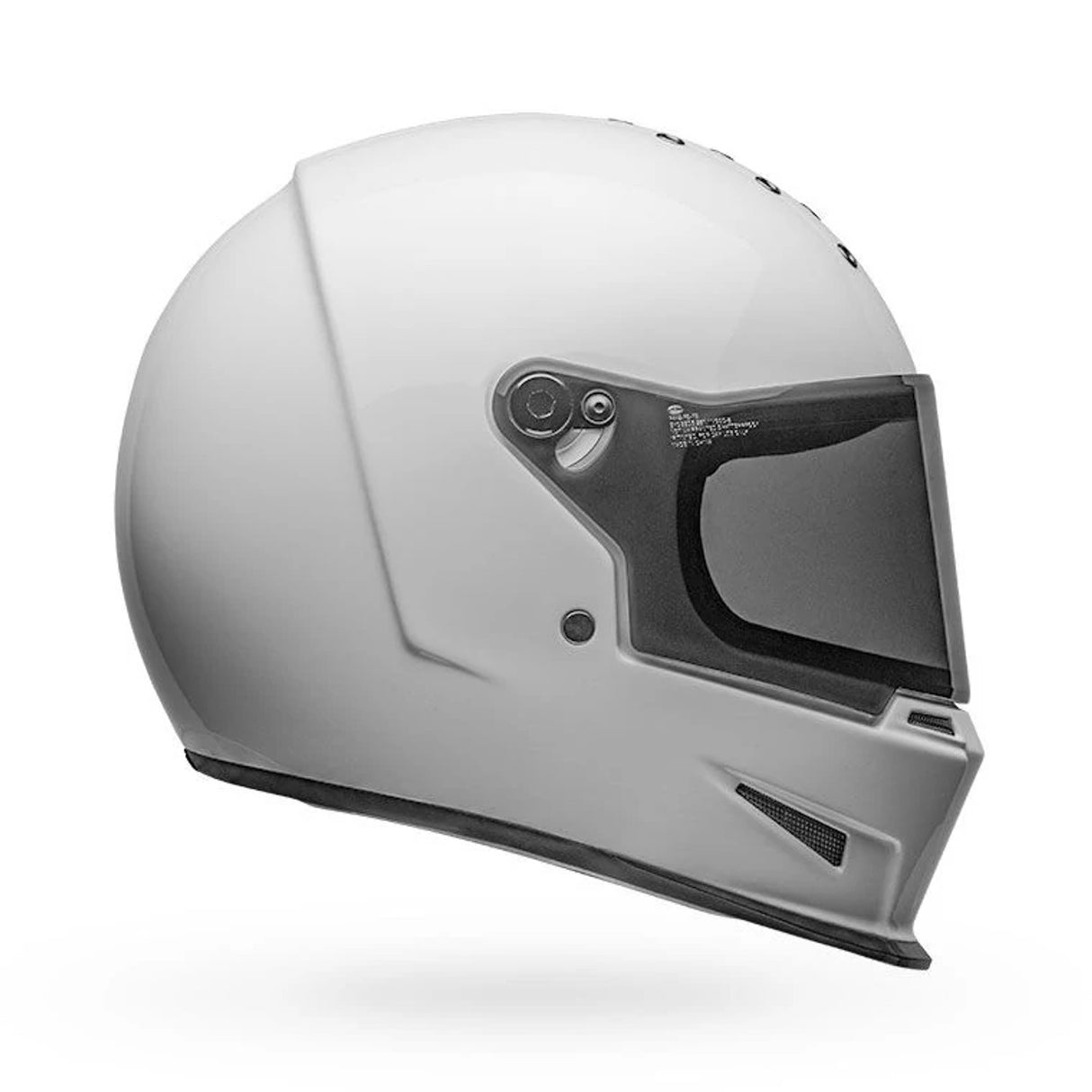 Bell Eliminator Solid Weiss Integralhelm