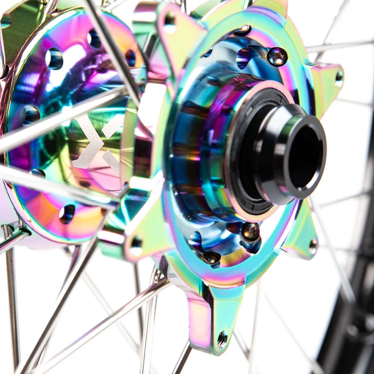 X-Grip Felgen-Set V3 21"/18" Schwarz-Rainbow für Stark Varg