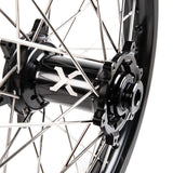 X-Grip Felgen-Set V3 21"/19" Schwarz für Sherco