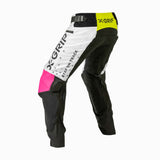 X-GRIP Motocross Hose Tungsten mit Taschen Weiß/Pink