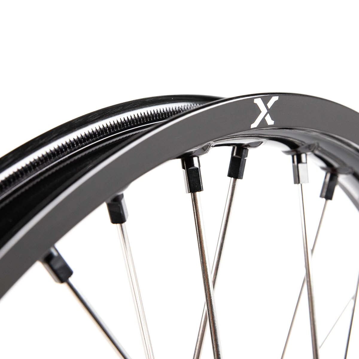 X-Grip Felgen-Set V3 21"/18" Schwarz-Rot für Sherco