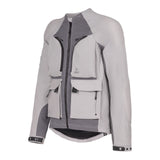 KNOX Tor Herren Motorrad-Protektorenjacke Hellgrau