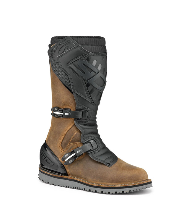 Sidi Trial Zero.2 Stiefel Tabak-Schwarz