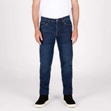 KNOX Kirkstone Gerade Kurz Herren Motorradjeans Stone Wash Indigo