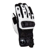 KNOX Orsa Leder MK3 Unisex Motorradhandschuhe Schwarz/Weiß