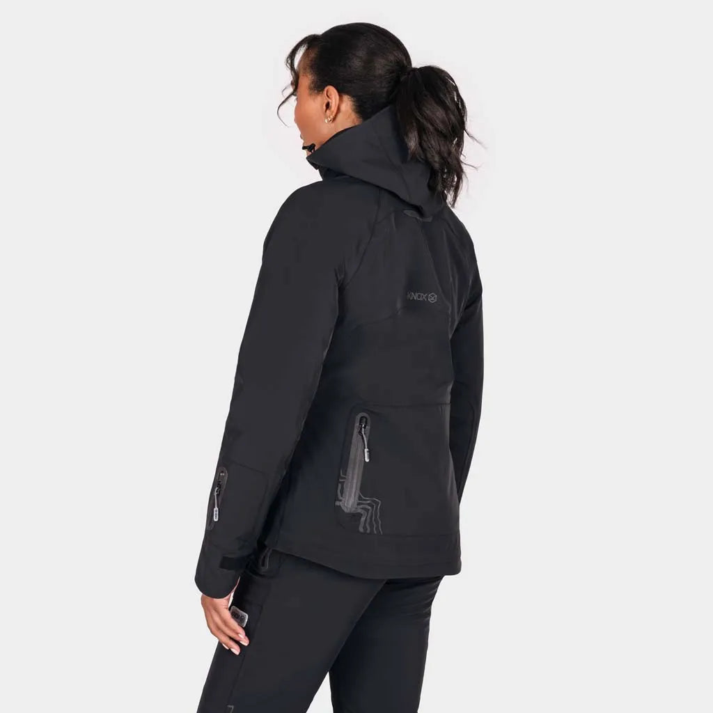 KNOX Modra Damen Motorradjacke Petrol Blau