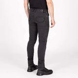 KNOX Colton Schmal Kurz Superweich Herren Motorradjeans Anthrazit
