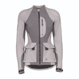 KNOX Tor Damen Motorrad-Adventurejacke Hellgrau