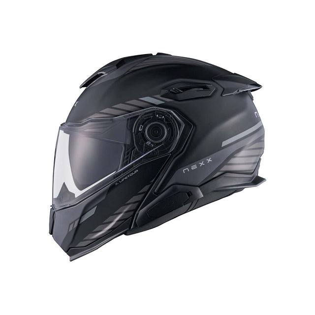 NEXX Helm X.LIFETOUR GLOBE Schwarz.Grau Matt