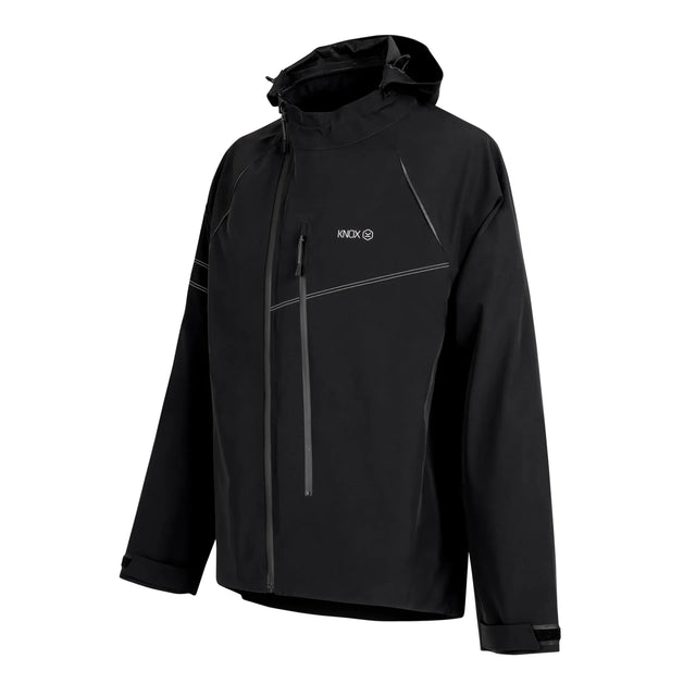 KNOX Impass Herren Motorrad-Regenjacke Schwarz