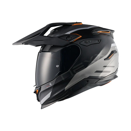 NEXX Helm Y.TRAVL QUEST Schwarz.Grau Matt