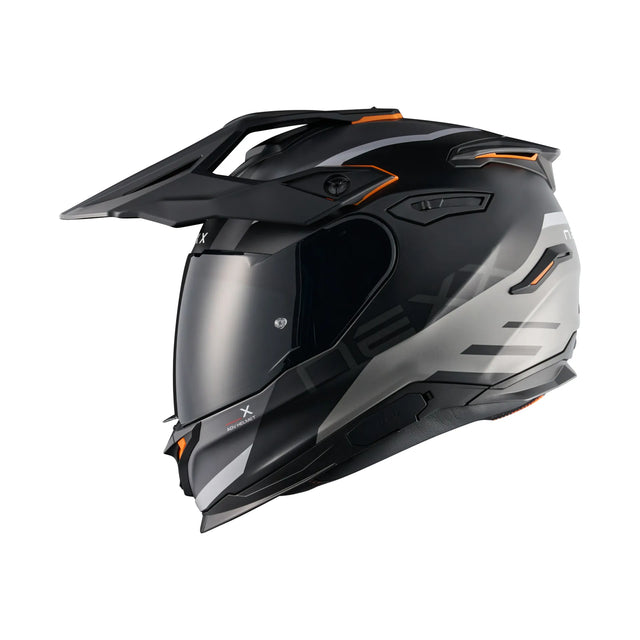 NEXX Helm Y.TRAVL QUEST Schwarz.Grau Matt