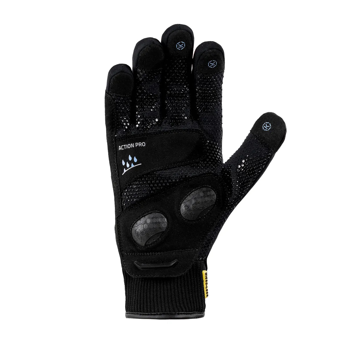KNOX Action Pro Wasserdicht Unisex Motorradhandschuhe Schwarz
