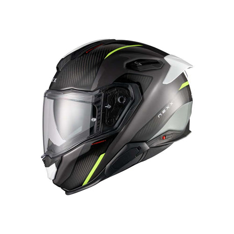 NEXX Helm X.TR Rush Schwarz-Neon Gelb