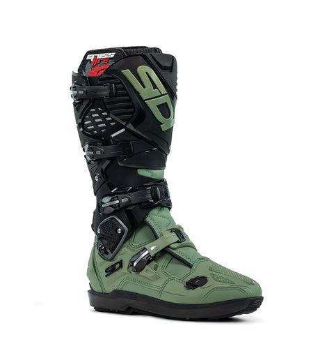 Sidi Crossfire 3 SRS Motocross Stiefel Army Schwarz
