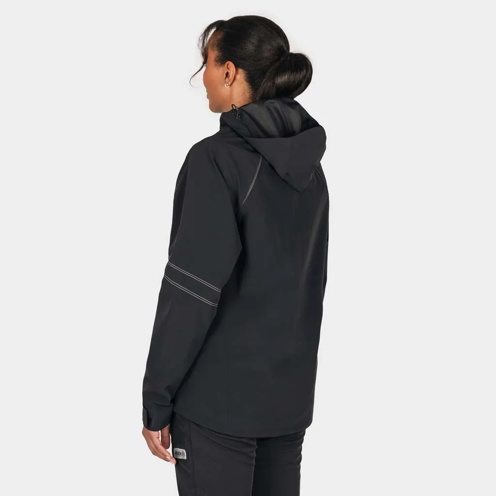 KNOX Impass Damen Motorrad-Regenjacke Smoke Blau