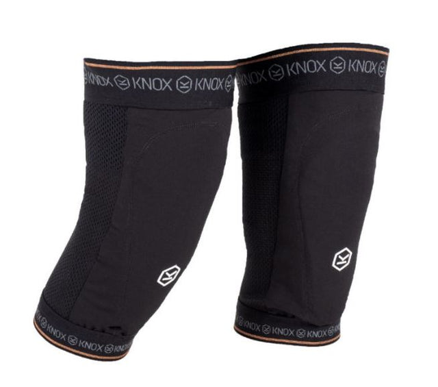 KNOX Action Pro Unisex Motorrad-Knieprotektoren Schwarz