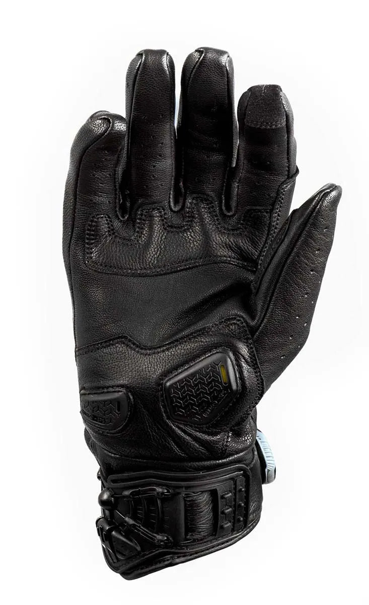 KNOX Orsa Leder MK3 Unisex Motorradhandschuhe Schwarz