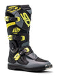 Sidi FLAME Motocross Stiefel Schwarz Limette Grau