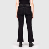 KNOX Cartmel Kick Flare Regular Damen Motorradjeans Schwarz/Rust