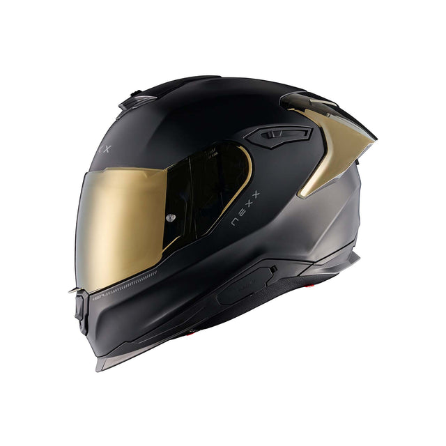 NEXX Helm Y.100R SUBSONIC Schwarz.Gold Matt