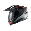 NEXX Helm Y.TRAVL QUEST Schwarz.Rot Matt
