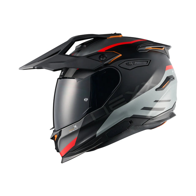 NEXX Helm Y.TRAVL QUEST Schwarz.Rot Matt