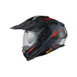NEXX Helm X.WED3 KEYO CARBON Grau.Rot Matt
