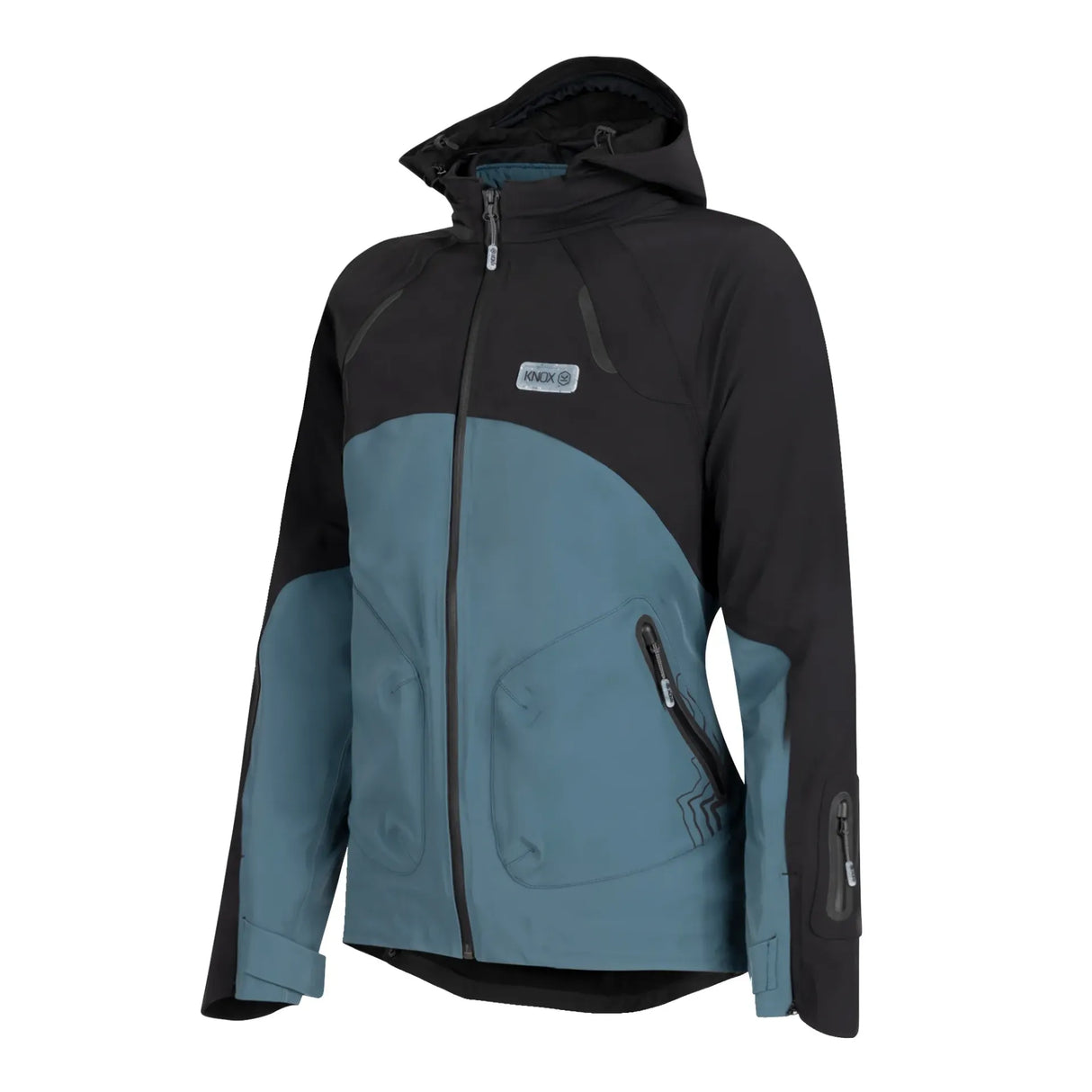 KNOX Modra Damen Motorradjacke Petrol Blau