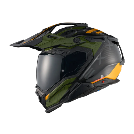 NEXX Helm X.WED3 FURKA CARBON Grün.Gelb