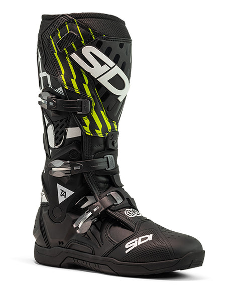Sidi Crossair The Arsenale Motocross Stiefel Schwarz-Neon
