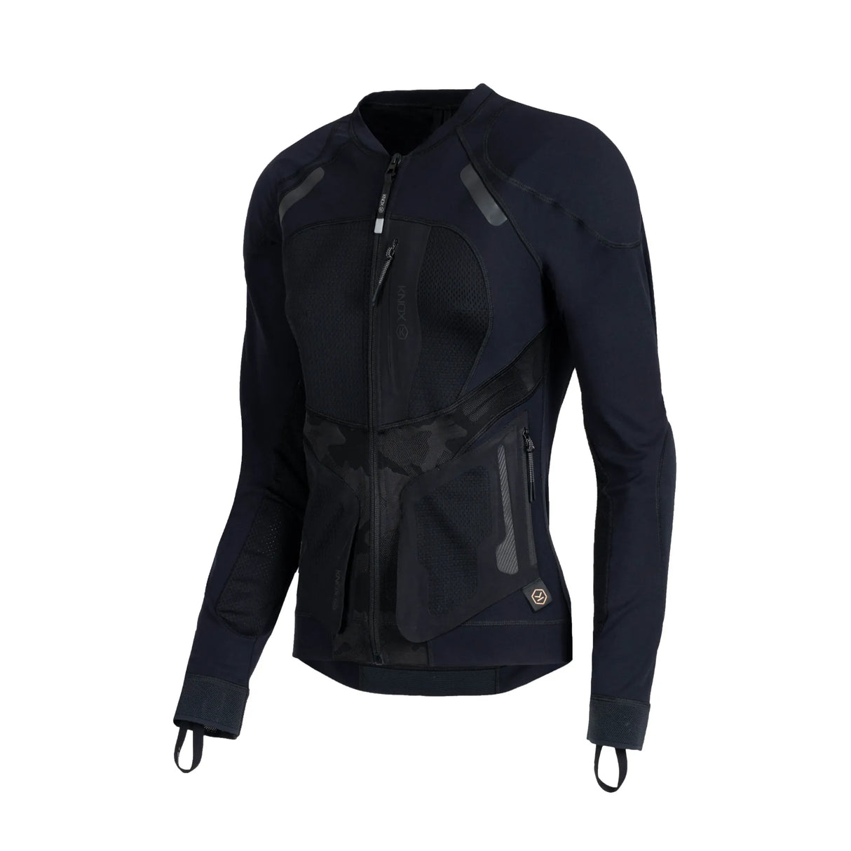 KNOX Action Pro MK2 Damen Motorrad-Protektorenhemd Schwarz