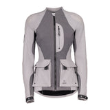 KNOX Tor Damen Motorrad-Adventurejacke Hellgrau