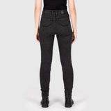 KNOX Colton Eng Damen Motorradjeans Schwarz