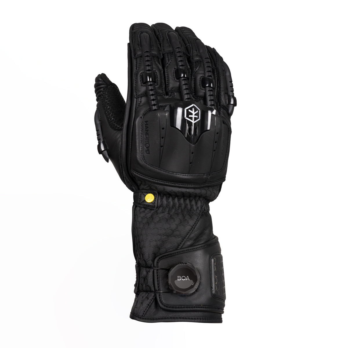 KNOX Handroid MK5 Unisex Motorradhandschuhe Schwarz
