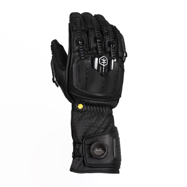 KNOX Handroid MK5 Unisex Motorradhandschuhe Schwarz
