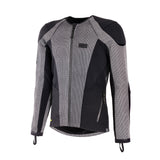 KNOX Urbane Pro Herren Motorrad-Protektorenhemd Silber Chainmail