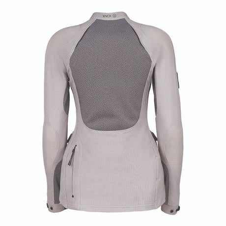 KNOX Tor Damen Motorrad-Adventurejacke Hellgrau