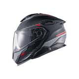 NEXX Helm X.LIFETOUR GLOBE Schwarz.Rot Matt