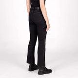 KNOX Cartmel Kick Flare Kurz Damen Motorradjeans Schwarz/Rust