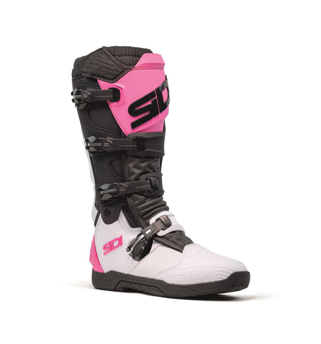 Sidi X POWER SC Motocross Stiefel Weiß Schwarz Rosa