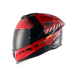 NEXX Helm Y.100R Fade Rot-Schwarz